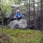 Meditating in Lapland